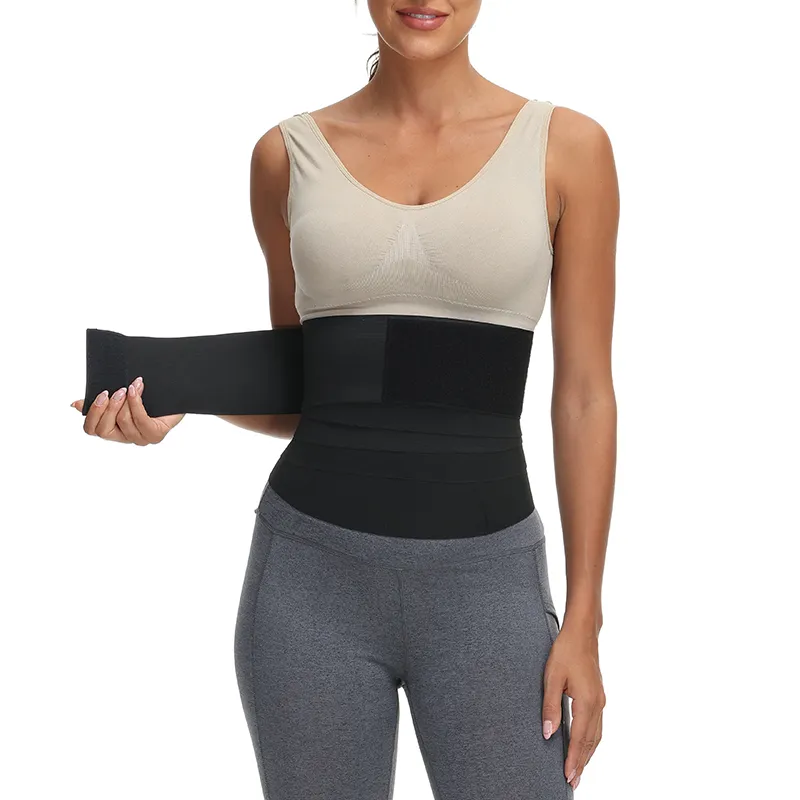 Waist Trainer for Women, Tummy Wrap Waist Trimmer Belt Slimming Body Shaper  Plus Size Invisible Wrap - AFNAK